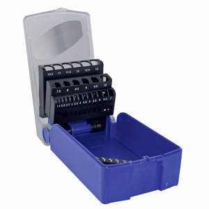 1 coffret vide de 25 forets métal Ø 1 à 13mm par 1/2  - perçage - Référence: 11300470017 - Outil professionnel - Tivoly