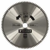 Ø: 305 x Ø2: 30 x Z: 96 / Lame de scie circulaire -Finition - Pour Bois dur, stratifié, parquet -Pour scie radiale (Etui carton)  - TIVOLY - sciage - Référence: XT50514004479 - Vue 1 - Outil professionnel