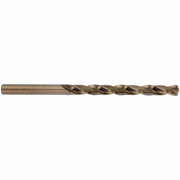 Ø: 7 / L: 156 / Foret métaux TC L HSS-E5 (cobalt 5%) -Revêtu GOLD -DIN340 -h8 -Long -Pointe en croix (Tube) - TIVOLY - perçage - Référence: 11405710700 - Image principale - Outil professionnel