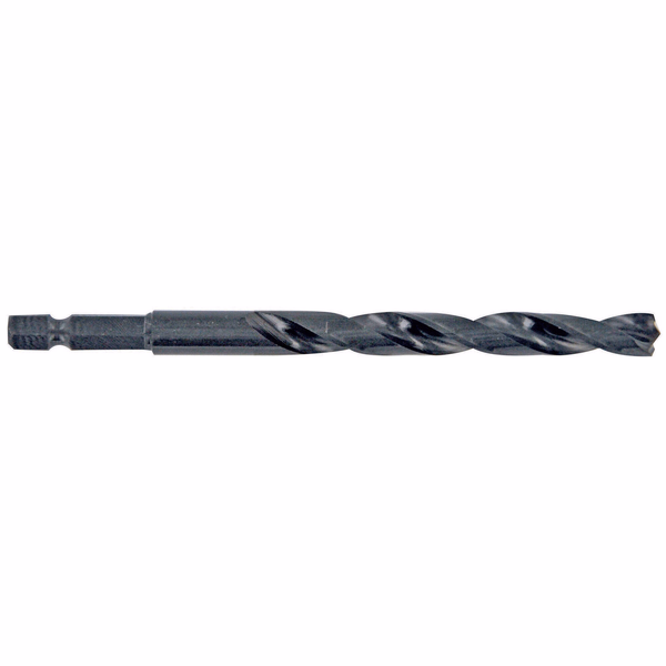 Ø: 1 / L: 61 / Shock Series fully ground HSS metal drill bit - Special point - Hexagonal shank (Blister) - TIVOLY - drilling - Reference: 11434320100 - Image principale - Professional Tool