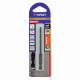 Foret métaux taillé meulé Shock Serie HSS -Revêtu STEAM -Affûtage spécial -Queue hexagonale TECHNIC (Blister) - TIVOLY - perçage - Référence: 1143432 - Vue 2 - Outil professionnel