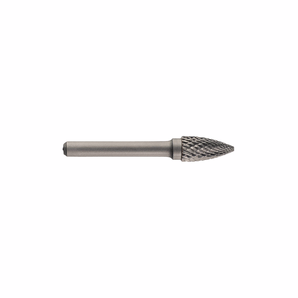 Fresa rotativa Metal Duro Ojiva -Dentado normal rompevirutas-Forma D (Tubo) # / Ø: 10 / d2: 6 / L: 65 - TIVOLY - fresado - Referencia: 10371811000 - Image principale - Herramienta profesional