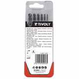 6 fully ground HSS STEAM metal drill bits, Split point, Ø 2 to 8 mm  - TIVOLY - drilling - Reference: 11436770047 - Vue 3 - Professional Tool