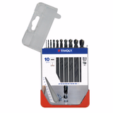 10 fully ground HSS STEAM metal drill bits, Split point, Ø 1 to 10 mm  - TIVOLY - drilling - Reference: 11436770049 - Vue 1 - Professional Tool