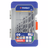 9x SLR graduated 3-point wood drill bits Ø 2 to 12 mm  - TIVOLY - drilling - Reference: 10863870003 - Vue 1 - Professional Tool
