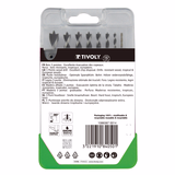 8 brocas para madera 3 puntas graduadas SLR Ø 2 a 10 mm  - TIVOLY - taladrado - Referencia: 10863870014 - Vue 3 - Herramienta profesional