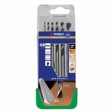 6x SLR graduated 3-point wood drill bits Ø 2 to 8 mm  - TIVOLY - drilling - Reference: 10863870016 - Vue 2 - Professional Tool
