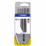 5 concrete drill bits Ø 4 to 10 mm  - TIVOLY - drilling - Reference: 10900270033 - Vue 2 - Professional Tool
