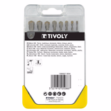 8 concrete drill bits Ø 3 to 10 mm  - TIVOLY - drilling - Reference: 10900270034 - Vue 3 - Professional Tool