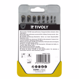 8 SLR graduated concrete drill bits Ø 3 to 10 mm  - TIVOLY - drilling - Reference: 10960370034 - Vue 3 - Professional Tool
