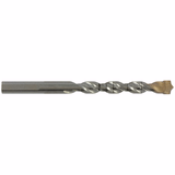 Ø: 6 / Broca para hormigón -Placa de Metal Duro con punta de centrado -Mango cilíndrico de 3 caras planas (Blíster) / L: 100 - TIVOLY - taladrado - Referencia: 10960520600 - Vue 1 - Herramienta profesional