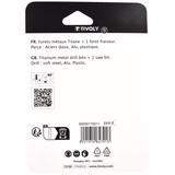 15 pièces -14 forets métaux laminés revêtus TiN Ø 1,5 à 6,5mm par 1/2 + 1 foret fraiseur  - TIVOLY - perçage - Référence: 50200170011 - Vue 2 - Outil professionnel