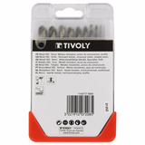 10 brocas para metales HSS rectificadas, punta en cruz Ø 1 a 10 mm  - TIVOLY - taladrado - Referencia: 11437770004 - Vue 3 - Herramienta profesional