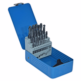 25 forets métaux HSS laminés Ø 1 à 13mm par 1/2  - TIVOLY - perçage - Référence: 90200170003 - Vue 1 - Outil professionnel