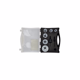 Mallette de 9 pièces - 6 scies cloches bi-métal HSS Ø 22 à 68mm + 2 arbres pilotes + 1 adaptateur  - TIVOLY - sciage - Référence: XT50527052700 - Vue 3 - Outil professionnel