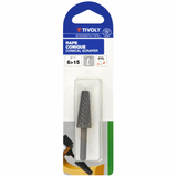 Rasp on a shank - conical Ø15 mm  - TIVOLY - accessories - Reference: XT60672000522 - Vue 2 - Professional Tool