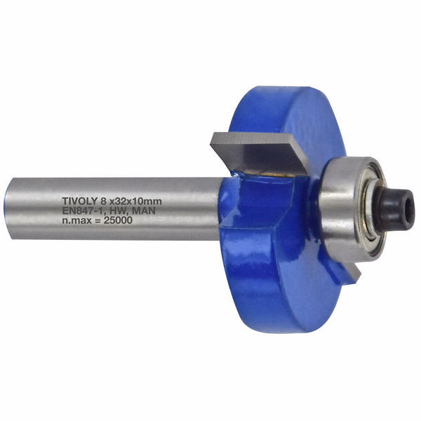 Rabbeting cutter + guide (Blister Box) / 31.8  - TIVOLY - routing - Reference: XT60642067807 - Image principale - Professional Tool