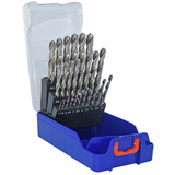 25 forets métaux HSS taillés meulés pointe en croix Ø 1 à 13mm par 0,5mm  - TIVOLY - perçage - Référence: 11452070017 - Vue 1 - Outil professionnel