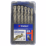 25 fully ground HSS metal drill bit - Split point Ø 1 to 13 mm by 0.5 mm  - TIVOLY - drilling - Reference: 11452070017 - Vue 2 - Professional Tool