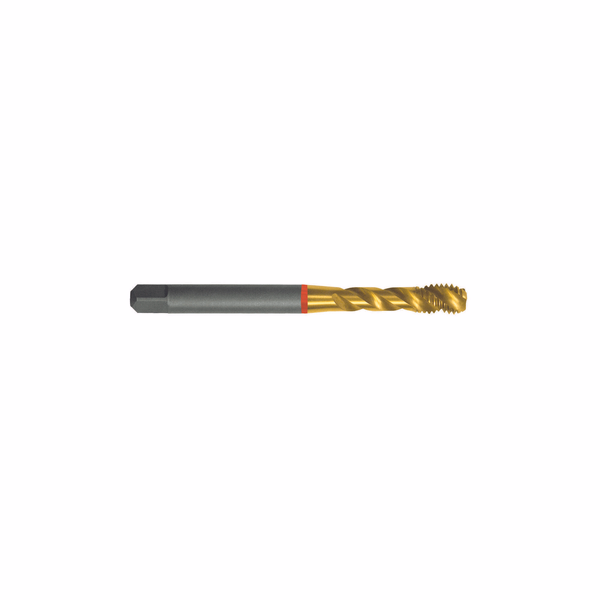 Flashcut machine tap HSS-E5 (cobalt 5%) -TiN coated -M MF -DIN 371/376 -C Shape -6H -Rear conicity (Unit packaging) / Ø: 16 X 2 - TIVOLY - tapping - Reference: 960ST5101600200 - Image principale - Professional Tool