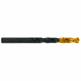 Ø: 9.5 / L: 125 / Fully ground HSS metal drill bit - TiN-coated tip - Split point - Tri-flat shank (Blister) - TIVOLY - drilling - Reference: 11453120950 - Vue 1 - Professional Tool