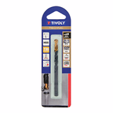 Fully ground HSS metal drill bit - TiN-coated tip - Split point - Tri-flat shank TECHNIC (Blister) - TIVOLY - drilling - Reference: 1145312 - Vue 2 - Professional Tool