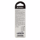 Foret métaux taillé meulé HSS -Revêtu en bout TiN -DIN338 -h8 -Pointe en croix -Queue à 3 méplats TECHNIC (Blister) - TIVOLY - perçage - Référence: 1145312 - Vue 4 - Outil professionnel