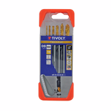 6 forets métaux HSS STEAM revêtus TiN taillés meulés pointe en croix queue à 3 méplats Ø 2 à 8mm  - TIVOLY - perçage - Référence: 11453170002 - Vue 2 - Outil professionnel