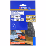 MESH pad - EASY-FIX - 152x102 mm - For multi-sander (Carton sleeve) / Dim 152x102 / Gr : 40 - TIVOLY - sanding - Reference: XT10122019020 - Vue 2 - Professional Tool