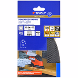 MESH pad - EASY-FIX - 152x102 mm - For multi-sander (Carton sleeve) / Dim 152x102 / Gr : 180 - TIVOLY - sanding - Reference: XT10122019023 - Vue 2 - Professional Tool