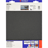 Feuilles Abrasives TOILE EMERI -230x280mm (Cartonnette brochable) / Dim 230x280 / Gr : 120 - TIVOLY - ponçage - Référence: XT10131013042 - Vue 2 - Outil professionnel