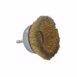 Brosse COUPE -Fil acier laitonné -Décapage du bois, laiton, cuivre TECHNIC (Blister Box) - TIVOLY - brossage - Référence: 1T20522 - Vue 3 - Outil professionnel