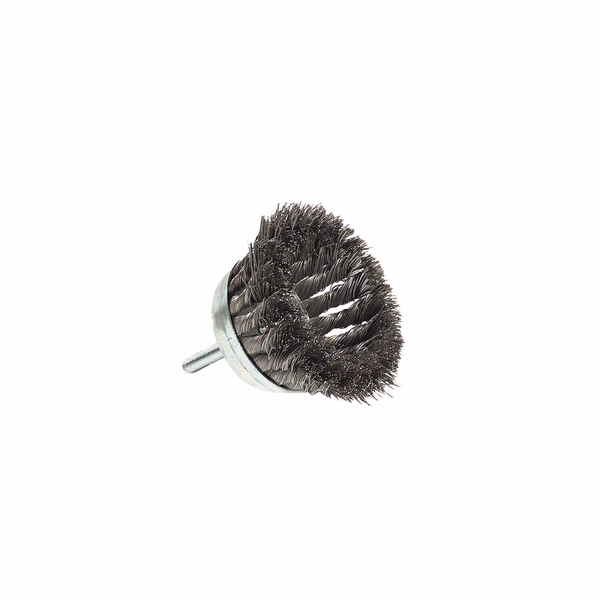 Brosse COUPE -Fil acier torsadé -Gros décapage du métal (Cartonnette brochable) / Ø: 75 / 0.5 - TIVOLY - brossage - Référence: XT20252006049 - Image principale - Outil professionnel
