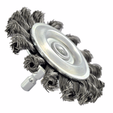 Brosse CIRCULAIRE -Fil acier torsadé -Gros décapage du métal (Blister Box) / Ø: 75 / 0.5 - TIVOLY - brossage - Référence: XT202520131 - Vue 3 - Outil professionnel