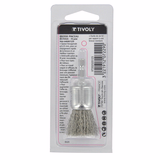 Brosse PINCEAU -Fil inox -Décapage de l'inox, métal (Blister) / Ø: 24 / 0.3 - TIVOLY - brossage - Référence: XT202520123 - Vue 3 - Outil professionnel