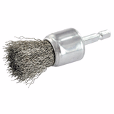Brosse PINCEAU -Fil inox -Décapage de l'inox, métal TECHNIC (Blister) - TIVOLY - brossage - Référence: 1T20702 - Vue 1 - Outil professionnel