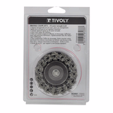 CUP brush - Twisted steel wire - Coarse scouring of the metal (Blister Box) / Ø: 75 / 0.5 - TIVOLY - brushes - Reference: XT202520130 - Vue 4 - Professional Tool
