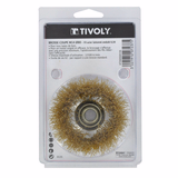 Brosse COUPE -Fil acier laitonné -Décapage du bois, laiton, cuivre TECHNIC (Blister Box) - TIVOLY - brossage - Référence: 1T20622 - Vue 3 - Outil professionnel