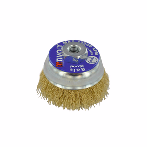 Cepillo COPA -Alambre de acero latonado -Decapado de madera, latón y cobre TECHNIC (Estuche blíster) - cepillado - Referencia: 1T20622 - Herramienta profesional - Tivoly