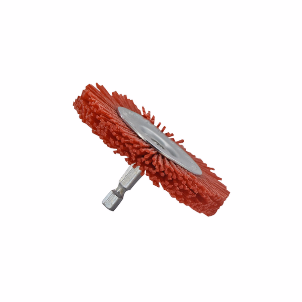 CIRCULAR brush - Red nyon bristle - Stripping of wood (Hanging cardboard) / Ø: 75 /  - TIVOLY - brushes - Reference: XT20222000777 - Image principale - Professional Tool