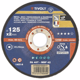 Cutting and deburring disc - For metal - 2 IN 1 CROSS TECHNIC (Box) - TIVOLY - cutting discs - Reference: XT30131 - Vue 1 - Professional Tool