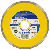 DIAMOND disc - TILES -Economic Range (Hanging box) / Ø: 125 / Ep: 1.6 - TIVOLY - cutting discs - Reference: XT30341034008 - Vue 1 - Professional Tool