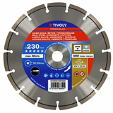 DIAMOND Disc - SOFT STEEL/CONCRETES - High Performance Range PREMIUM (Hanging box) - TIVOLY - cutting discs - Reference: XT31041 - Vue 1 - Professional Tool