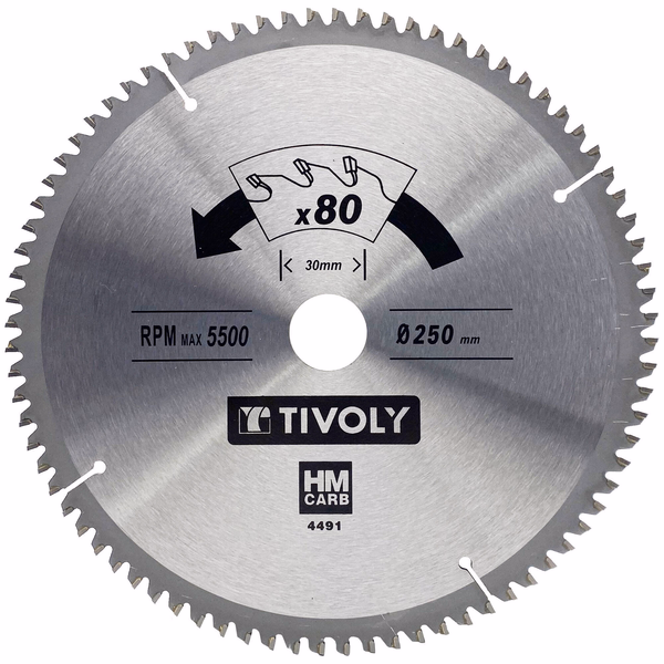Circular saw blade - Finishing - For plastic, aluminium, hard wood - For radial and table saw ESSENTIAL (Carton sleeve) - TIVOLY - sawing - Reference: XT50134 - Image principale - Professional Tool