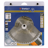 Lame de scie circulaire -Finition -Pour plastique, aluminium, acier inoxydable -Pour scie portative TECHNIC (Blister Box) - TIVOLY - sciage - Référence: XT50174 - Vue 2 - Outil professionnel