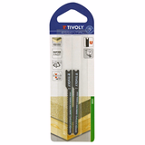 Jigsaw blade - For soft wood and chipboard - U attachment (Blister) / L: 75 / H: 50 / Curved cut - TIVOLY - sawing - Reference: XT505320031 - Vue 2 - Professional Tool