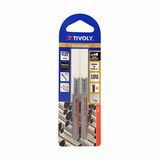 Hoja de sierra de calar -Para acero inoxidable -Enganche en U TECHNIC (Blíster) - TIVOLY - serrado - Referencia: 1T50472 - Vue 2 - Herramienta profesional