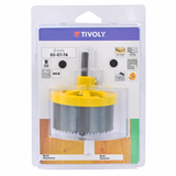 Ø: 68-74-80-90-100 / Scie cloche HCS multi-lames (Blister Box) / H: 38 - TIVOLY - sciage - Référence: XT50522068100 - Vue 2 - Outil professionnel