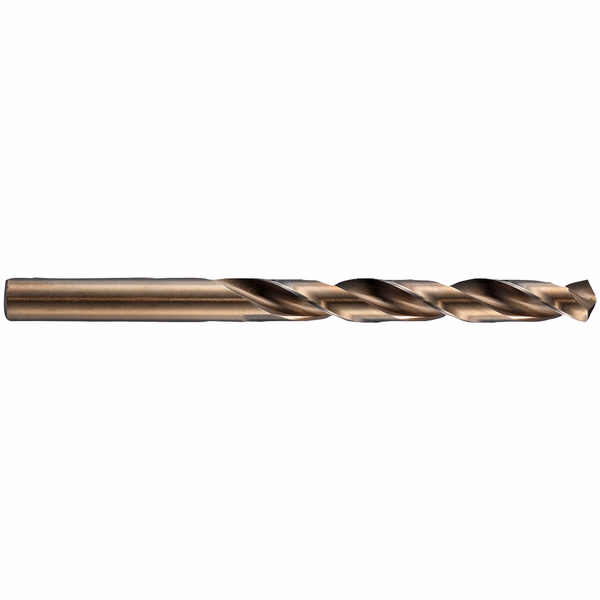 Ø: 2.75 / L: 61 / Metal drill bit HSS-E5 (cobalt 5%) -GOLD coated -DIN338 -h8 -Split point (Tube) - TIVOLY - drilling - Reference: 11455010275 - Image principale - Professional Tool