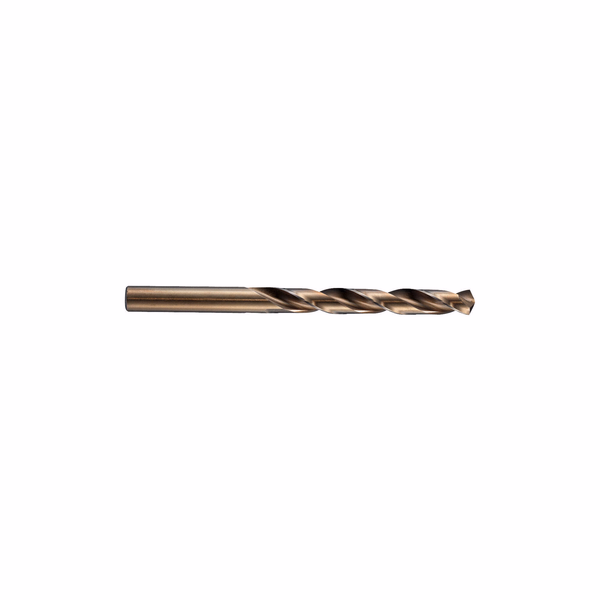Ø: 10.5 / L: 133 / Metal drill bit HSS-E5 (cobalt 5%) -GOLD coated -DIN338 -h8 -Split point (Tube) - TIVOLY - drilling - Reference: 11455011050 - Image principale - Professional Tool